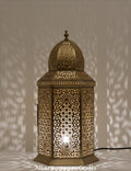 Handmade Brass Moroccan Floor Lamp: Vintage Style Lighting