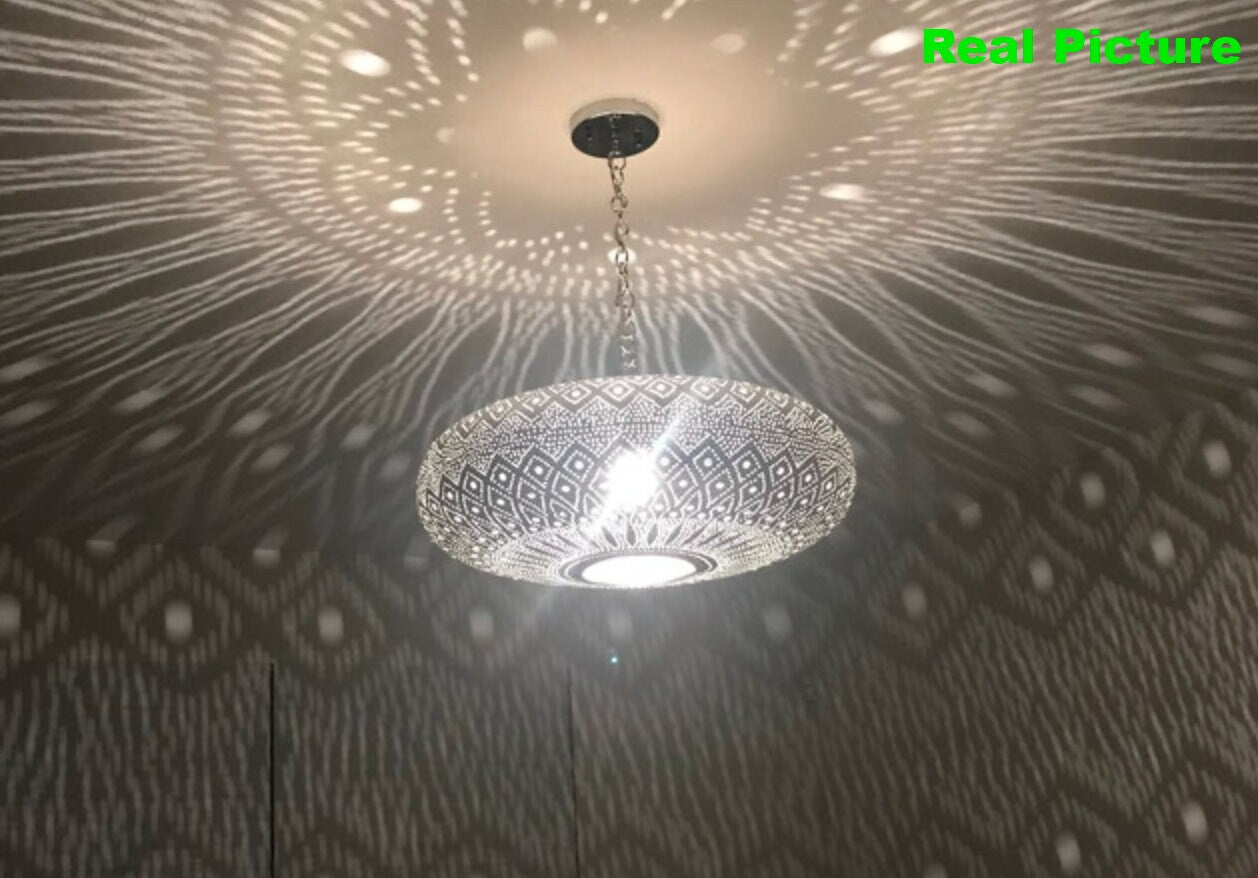 Moroccan Pendant Light: Ornate Lighting Fixture
