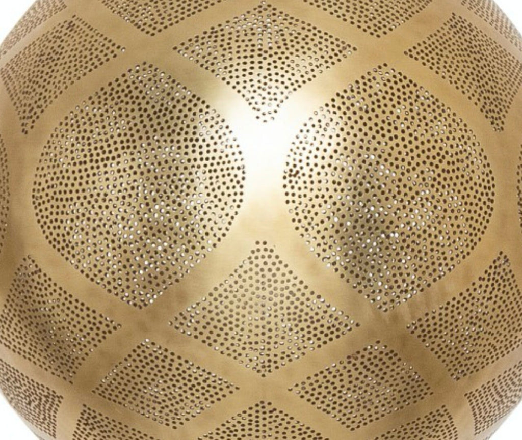 Handmade Moroccan Copper Pendant Light: Oriental Home Decor