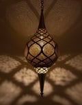 Handmade Moroccan Copper Pendant Light: Oriental Home Decor