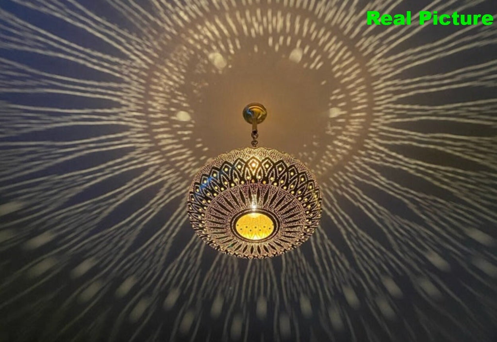 Moroccan Pendant Light: Ornate Lighting Fixture