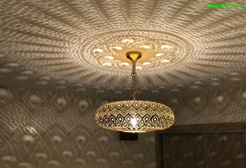 Moroccan Pendant Light: Ornate Lighting Fixture