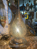 Handmade Brass Moroccan Lamp: Vintage Modern Lighting