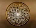 Handmade Moroccan Brass Wall Lamp: Vintage Pendant Light
