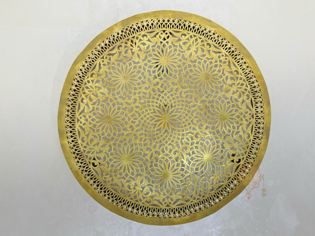 Handmade Brass Ceiling Light: Moroccan Pendant Fixture