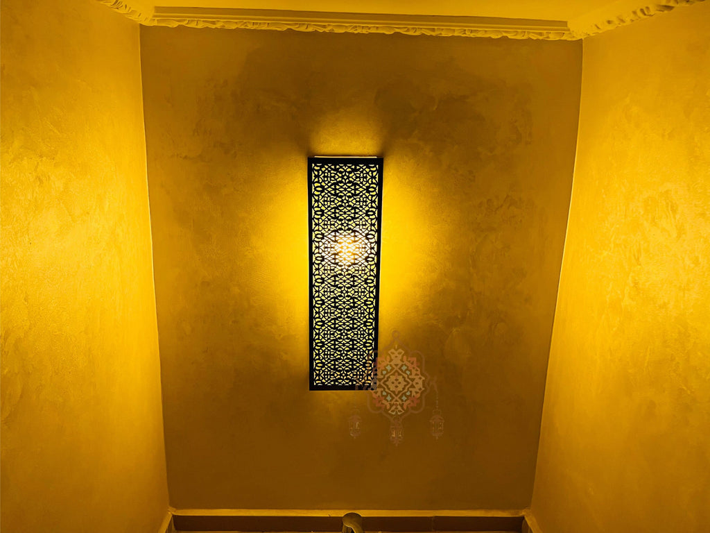 Handmade Brass Moroccan Wall Light: Elegant Home Lighting