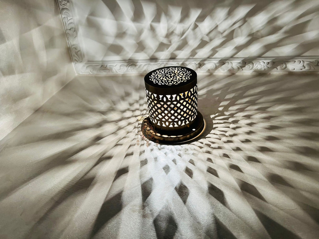 Handcrafted Moroccan Brass Spotlight: Exotic Home Lighting