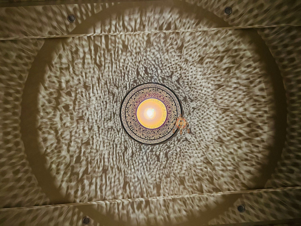 Handmade Moroccan Brass Pendant Lamp: Timeless Décor