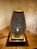 Handmade Moroccan Brass Table Lamp: Artisan Home Decor Lighting