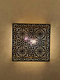Handmade Moroccan Brass Wall Sconce: Decorative Lighting