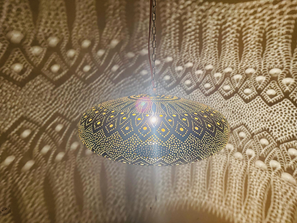 Elegant Moroccan Brass Chandelier – Pendant Lamp