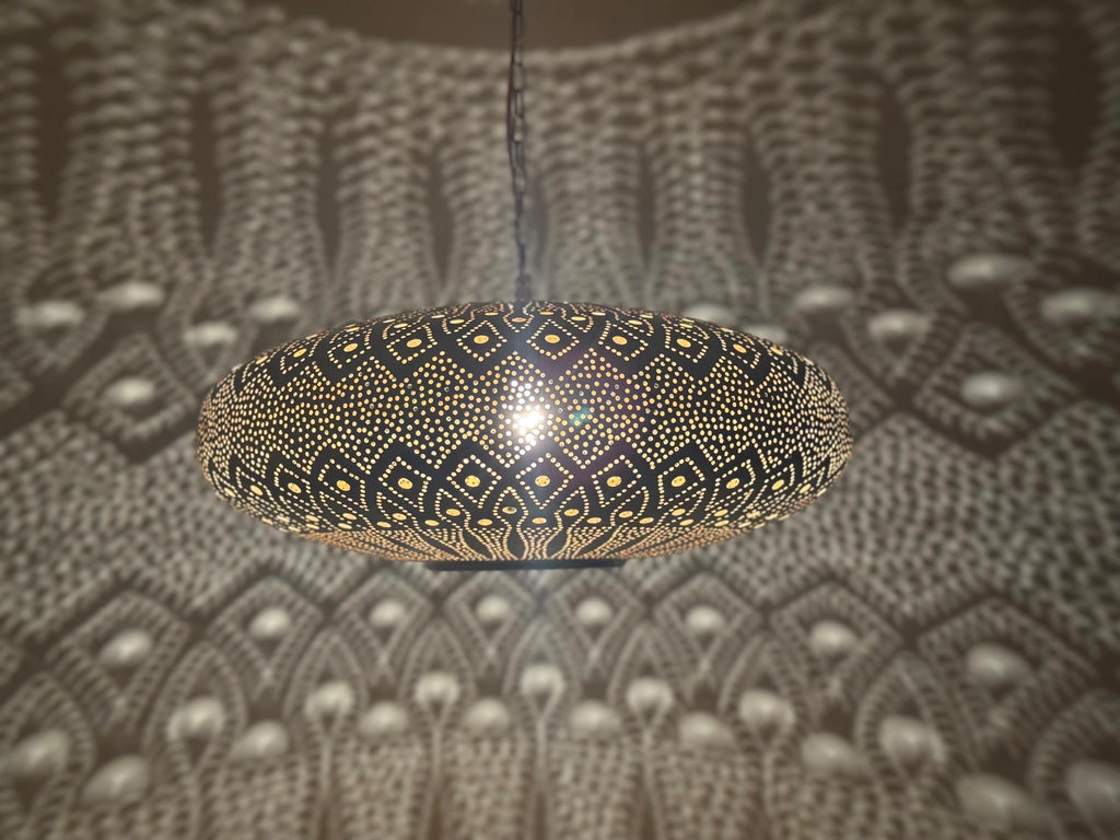 Elegant Moroccan Brass Chandelier – Pendant Lamp
