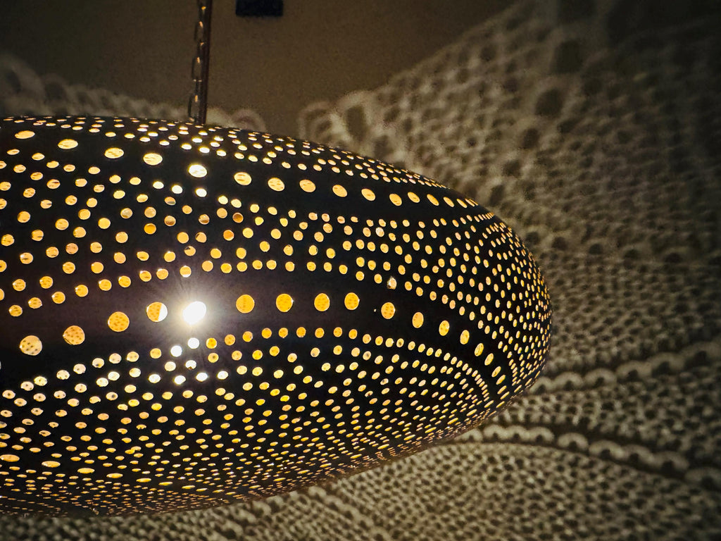 Artisan Moroccan Light Fixture – Brass Ceiling Light