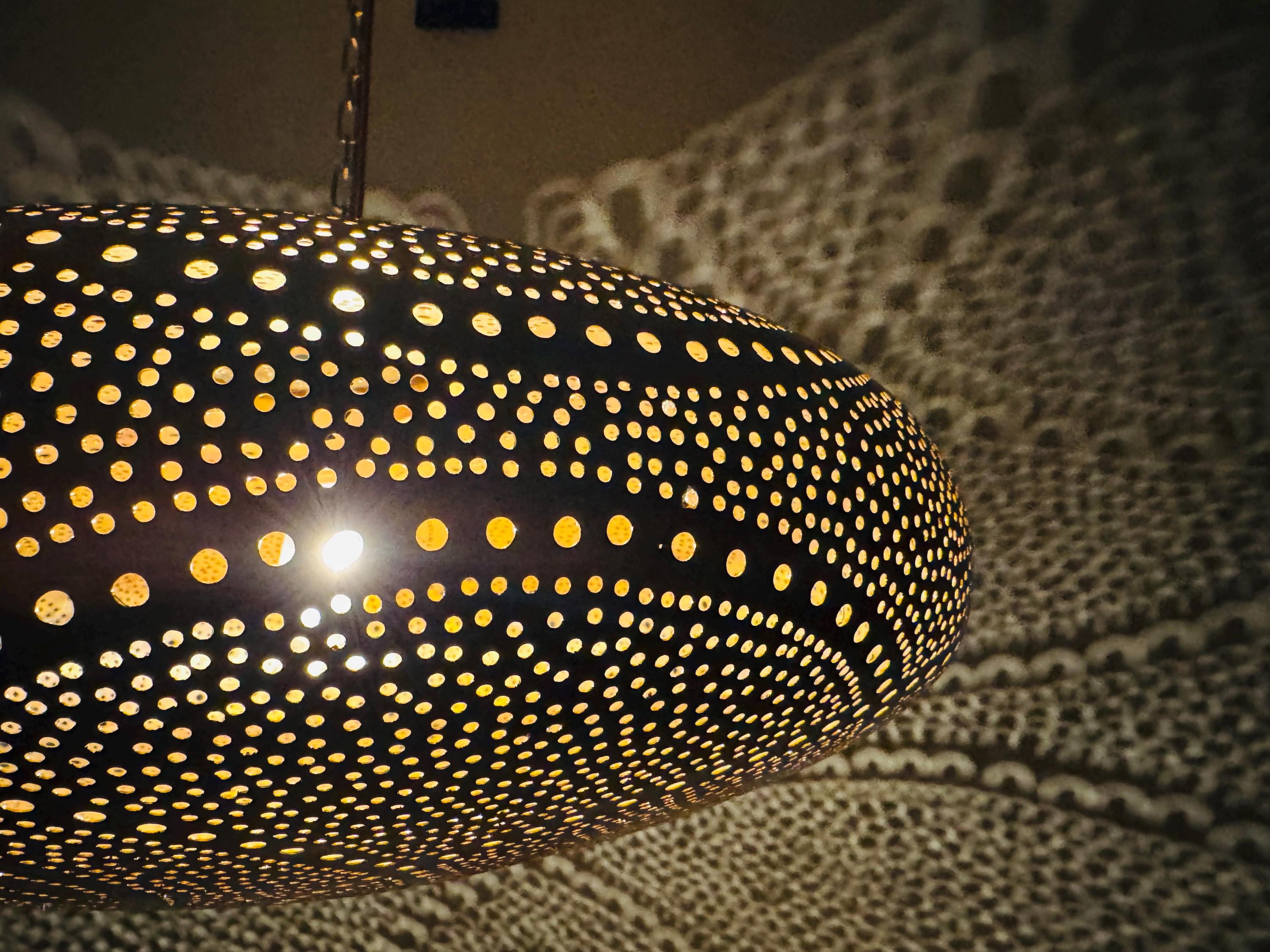 Artisan Moroccan Light Fixture – Brass Ceiling Light