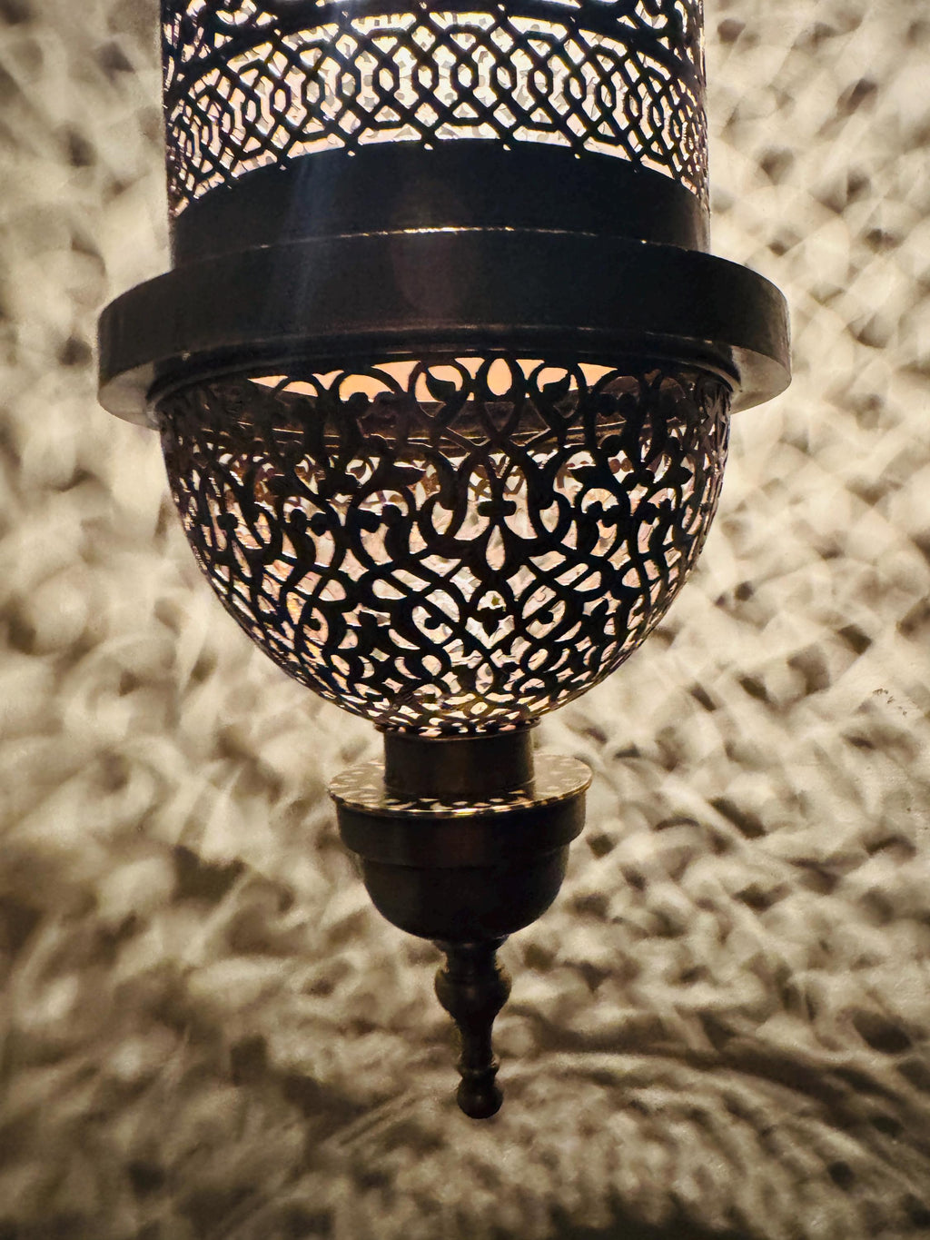 Handmade Moroccan Brass Pendant Light: Ornate Chandelier,