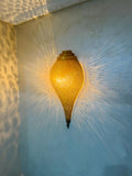 Handmade Moroccan Brass Wall Sconce with Bulb & Wires