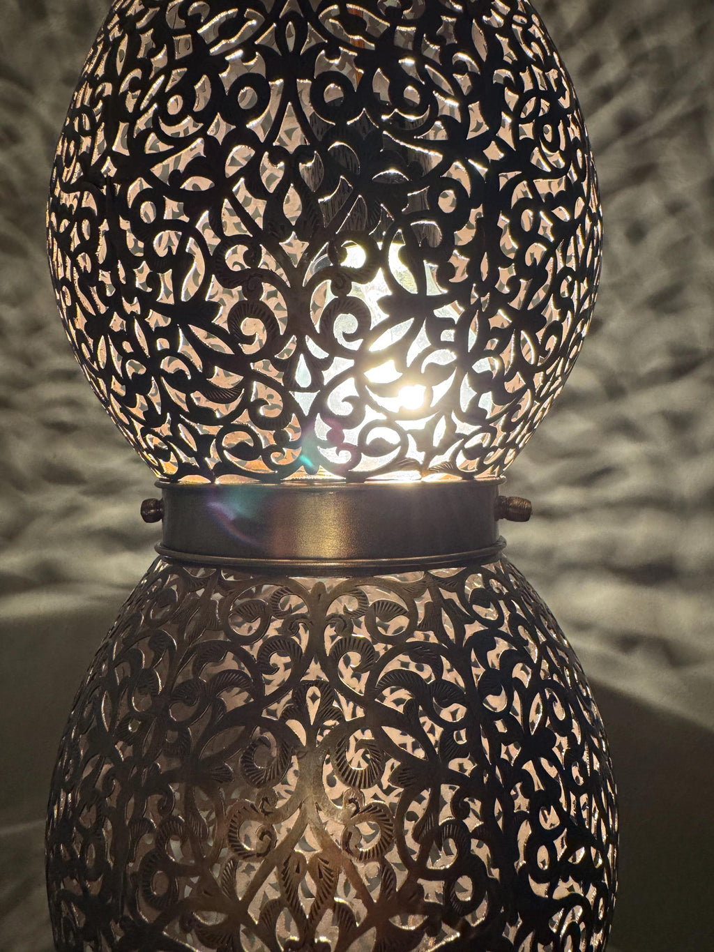 Handcrafted Moroccan Brass Pendant Light - Customizable Size & Finish